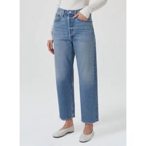 NEW AGOLDE 90's Crop Mid Rise Loose Straight Jean in Bound